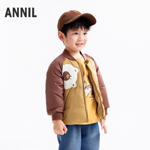 【实体店同款】男童短款羽绒服冬季新款安奈儿童装XB545449 商品图1