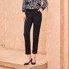 半身缘女裤 春季弹性腰头拼接宽松九分休闲裤261102E30320010 商品缩略图1