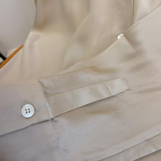 【à perles】Vi*nce 翻领纯真丝长袖衬衫 通勤简约气质 商品图7