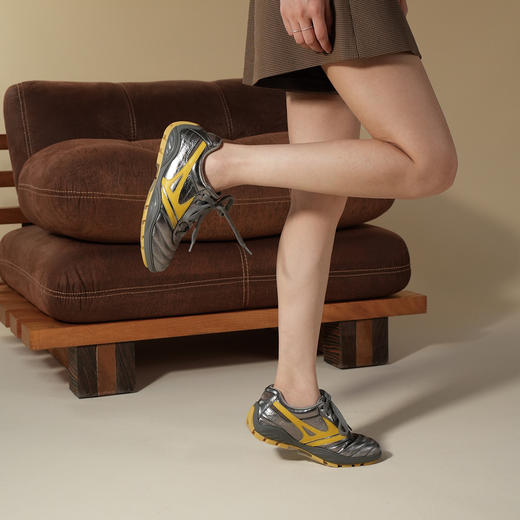 Westory2025年秋季全牛皮网球风运动鞋休闲百搭深口鞋小白鞋W25CM76591 商品图7