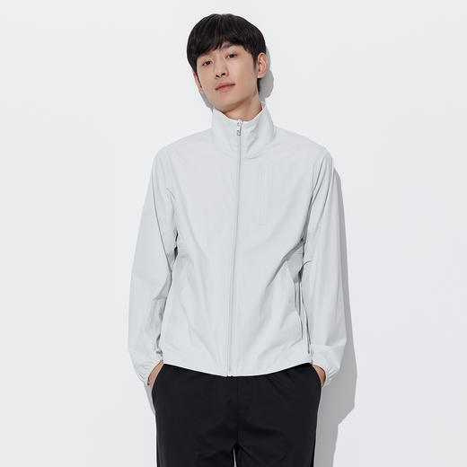 马恩MAXNEW男装2025秋季新款外套通勤防泼水立领上衣休闲夹克衫男 商品图3