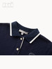 藏青撞色绣花polo衫 商品缩略图3