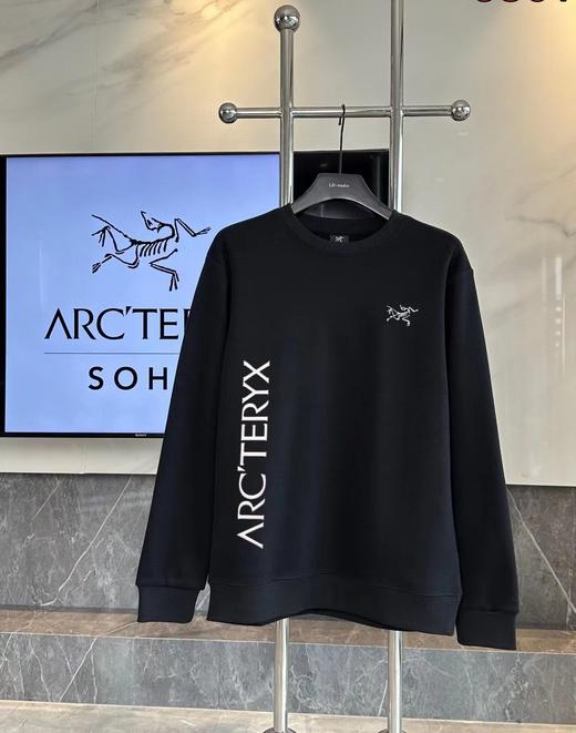 D082133双朱地重磅面料35周年常规款圆领卫衣 商品图3