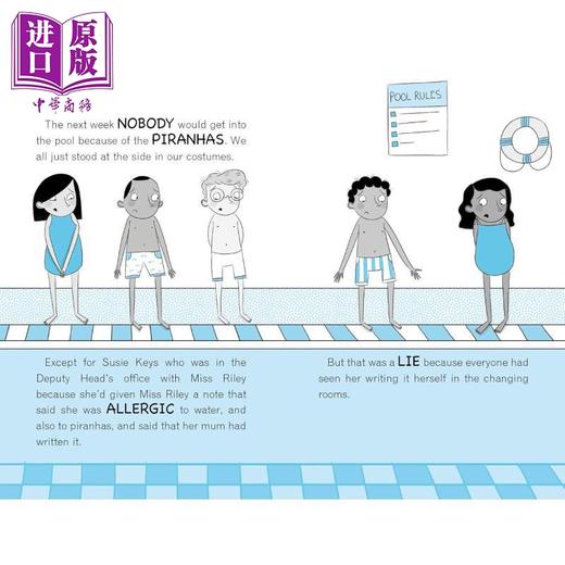 【中商原版】威格尔斯伯勒小学2 泳池里的鲨鱼 Wigglesbottom Primary The Shark in the Pool 英文原版 儿童短篇故事小初文学 商品图3