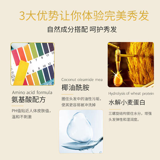 【分仓直发包邮】绿色溪谷凝脂丰盈垂坠洗发乳750ml 商品图8