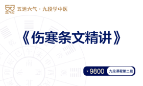 《伤寒条文精讲》课