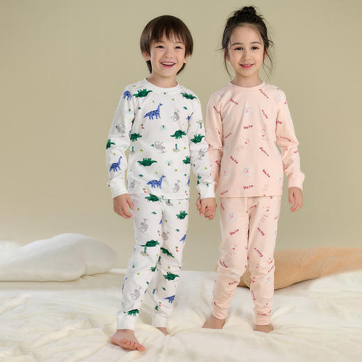 【7A抗菌纯棉】棉花堂糯糯棉居家睡衣儿童套装——FA52255 商品图4