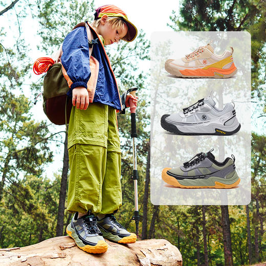 卡特兔童鞋儿童运动鞋男童2025秋季新品中大童防滑耐磨儿童鞋子 商品图3