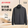 【DSF】大依优型大码男装秋季新款男士加肥加大码立领针织夹克男胖子开衫卫衣 商品缩略图4