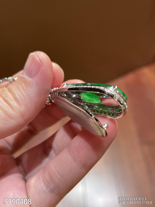 老坑艳绿富贵豆吊坠【5190408】具体价格微信咨询 商品图7