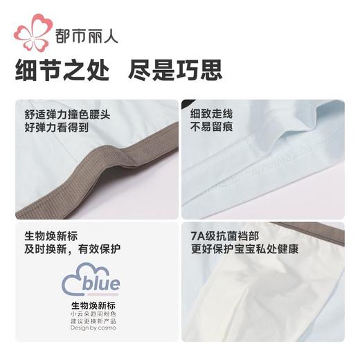 都市丽人内裤男童内裤棉质童装内裤儿童平角内裤JKHBA6 商品图4