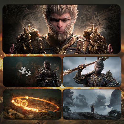 黑神话悟空鼠标垫超大加厚防滑笔记本电脑垫宿舍桌面垫电竞游戏垫 商品图3