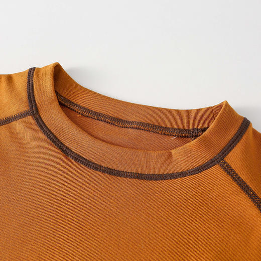 【7A抗菌】棉花堂高弹无骨缝针织长袖童装T恤——FA52009 商品图9