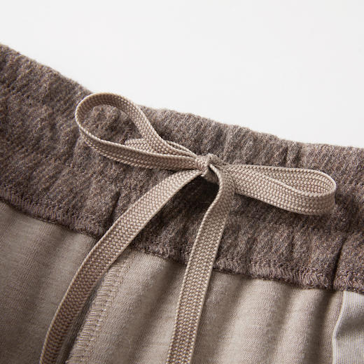 谜底休闲裤长裤女2025秋新品百搭松紧腰显瘦显高喇叭裤253MK1180 商品图3