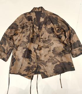 【门店同款】ENJOY秋季中式老钱系带外套 164945035