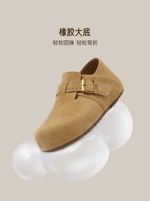 【云粉节】【拔佳】BF楼王子奇同款Bata2025秋款英伦复古内增高勃肯鞋31502CM5   吊牌价959  活动价569 商品图3