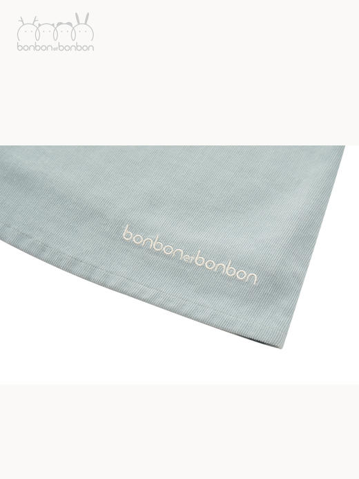 雾蓝设计感连衣裙 商品图3