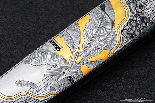 三希堂  现代刀系列  瑞鹤祥龙  未开刃 商品图9