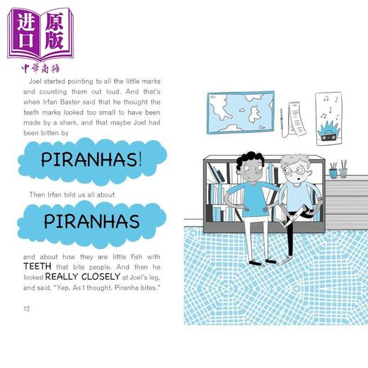 【中商原版】威格尔斯伯勒小学2 泳池里的鲨鱼 Wigglesbottom Primary The Shark in the Pool 英文原版 儿童短篇故事小初文学 商品图2