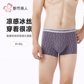 都市丽人内裤男士内裤锦纶内裤明筋平角内裤男内裤FKHC55