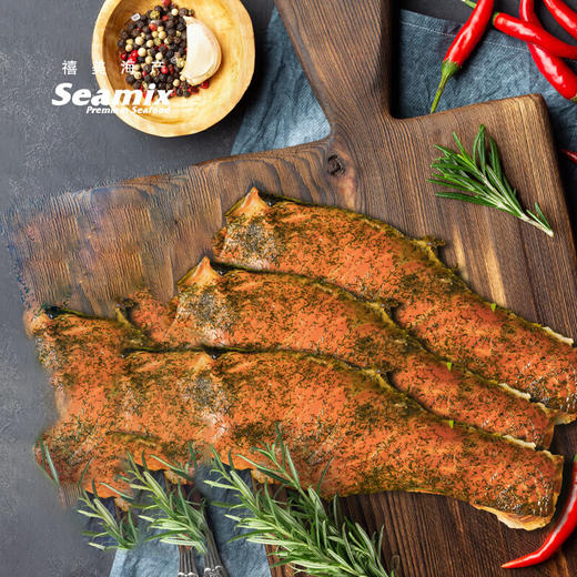 烟熏银鲑三文鱼（莳萝味）100g 商品图4