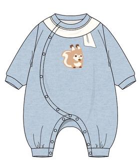 拉比童衣类i5萌萌偏开连体衣LYCB103403