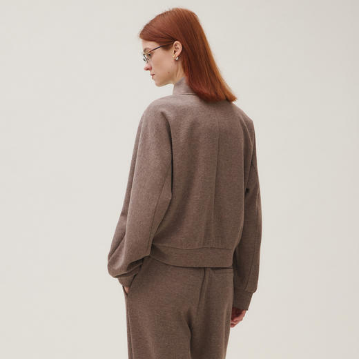 谜底外套长袖女2025秋季新品休闲百搭短款绣花修身卫衣253MW1246 商品图2