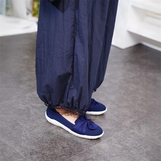 REREJOY 蝴蝶结轻便舒适一脚蹬飞织乐福鞋 商品图5