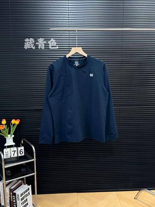 D082134秋季新款圆领拉链口袋休闲运动卫衣 商品图2