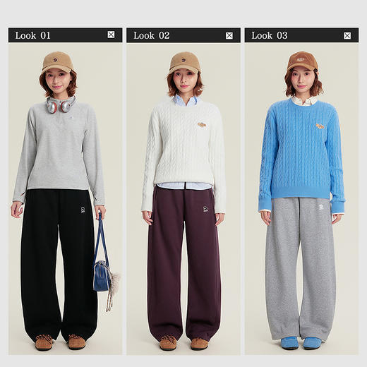 笛莎Deesha青少年女童裤子2025冬季女童潮酷百搭显瘦弯刀裤 商品图3