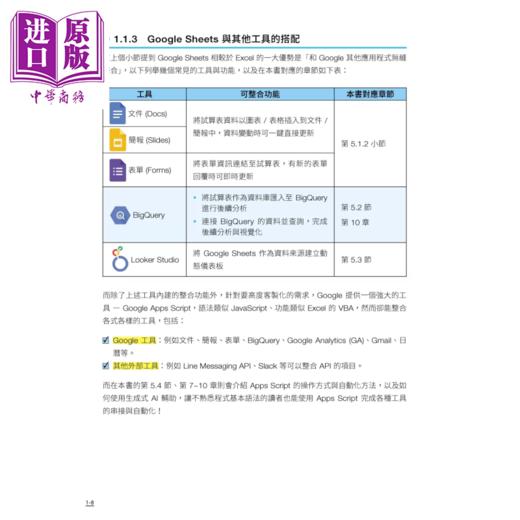 预售 【中商原版】AI 加持 Google Sheets 超级工作流	杜昕 Mic Tu	旗标文化	港台原版 商品图1