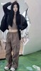 D082123单勾印花大口袋工装休闲长裤束脚卫裤 商品缩略图5