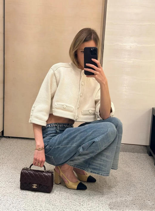 香奈儿 新款粗针针织短款外套（TM） 商品图8