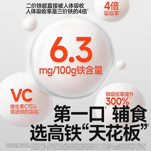 DKS专场 买1罐送辅食碗【1920项农残未检出】【谷物酶解专利技术】秋田满满高铁米粉米糊婴幼儿大米粉宝宝辅食婴儿米糊辅食米粉6月+ 商品图2