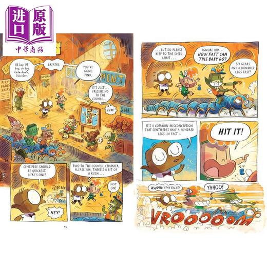 【中商原版】漫画章节书 鲁莽的小仙子 Unfairies 英文原版 儿童漫画故事绘本 爆笑全彩图画小说 搞笑幽默 进口童书 7岁以上 商品图4