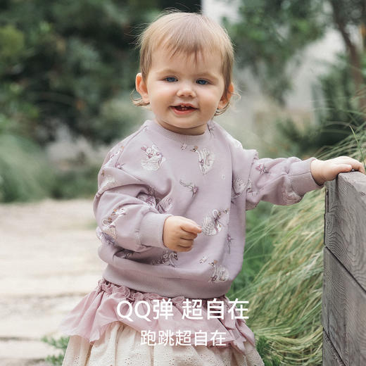 【宝宝服饰】嫚熙童装儿童卫衣2025新款女童秋季女宝上衣 商品图3