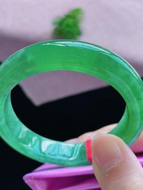 54.4正圈翡翠手镯