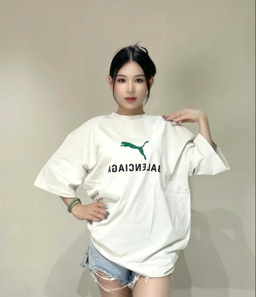 巴黎世家25ss彪马联名字母印花T恤（DY） 商品图2