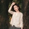 西子/桑蚕丝【白牡丹】欧根纱立体花朵刺绣新中式开衫外套/WTLZ229 商品缩略图6