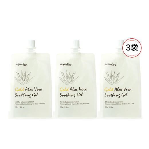 【清仓好价】韩国迪美露金箔紧致保湿芦荟胶300g*3袋 商品图4