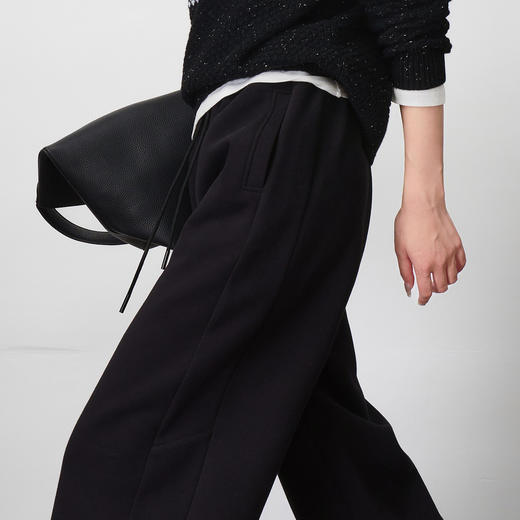 OLrain欧芮儿2025新款秋季显瘦宽松休闲裤松弛感长裤抽绳调节裤子 商品图3