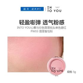 INTO YOU心慕与你色蓬蓬枕头单色腮红PW03 蓬蓬智性粉5g【30174191】