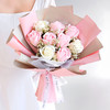 赠送手提袋【敲好看！每个女生都喜欢】不凋谢的花，香皂花玫瑰永生花满天星花束七夕情人节送女友闺蜜母亲节生日礼物。ra 商品缩略图10