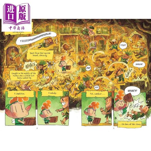 【中商原版】漫画章节书 鲁莽的小仙子 Unfairies 英文原版 儿童漫画故事绘本 爆笑全彩图画小说 搞笑幽默 进口童书 7岁以上 商品图1