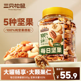 【罐装】全坚果纯享款/++/500g(DY)-zl