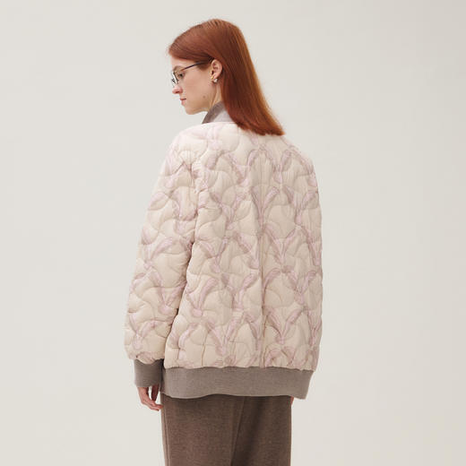 谜底羽绒服女2025秋季新品复古优雅轻盈时髦百搭鸭绒服253MY1175 商品图2