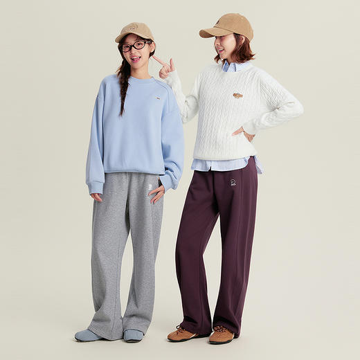 笛莎Deesha青少年女童裤子2025冬季女童潮酷百搭显瘦弯刀裤 商品图2