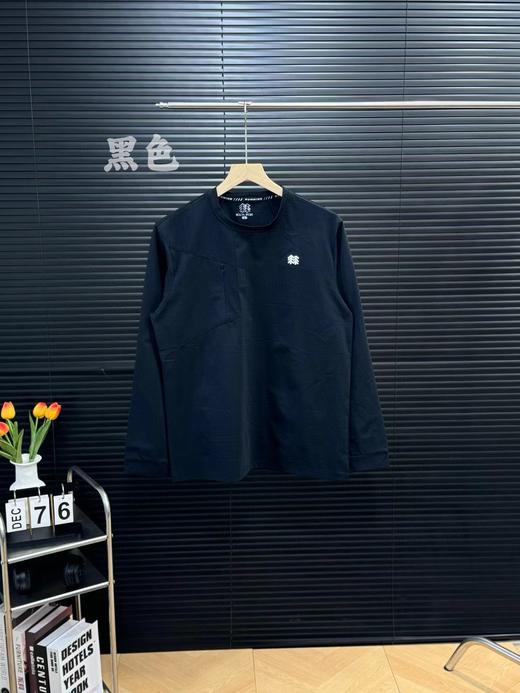 D082134秋季新款圆领拉链口袋休闲运动卫衣 商品图3