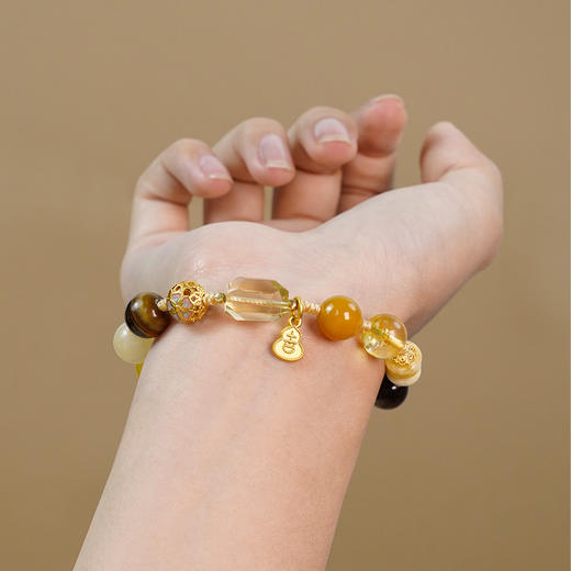 【普陀山】五行全能多宝-土 | 土载 · 安泰宝串 七月初一师傅手工款 商品图3