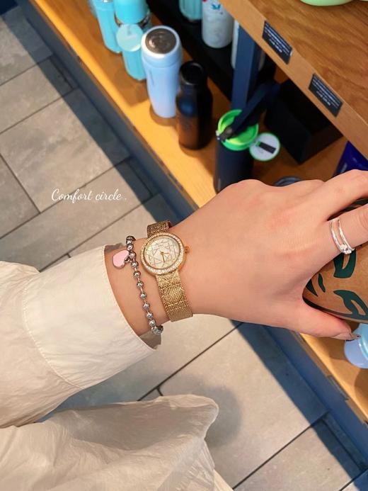 D082128藤格纹图案几何线条互相交错时尚手表腕表 商品图5